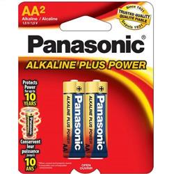 PANASONIC AA pile alcaline paquet de 2