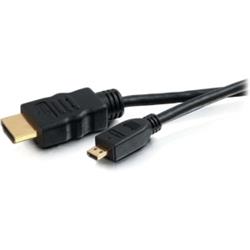 Câble HDMI à HDMI micro à haute vitesse C2G avec Ethernet (noir) - 4,9 pieds