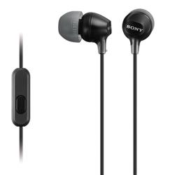 SONY MDR-EX15AP In-Ear EX Monitor Headphones with Mic & Remote, Blue