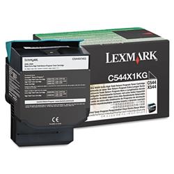 LEXMARK C544X1KG Extra High Yield Black Toner Cartridge