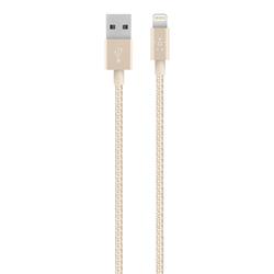 BELKIN F8J144bt04-GLD Lightning to USB 2.0 Cable (4 ft.) - Gold