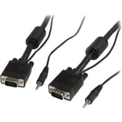 StarTech (MXTHQMM35A) - Câble moniteur VGA coaxial haute résolution avec audio HD15 M/M - 35 pi