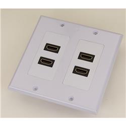 iCAN 4 ports HDMI F/F Keystone Type Façade Type Decora