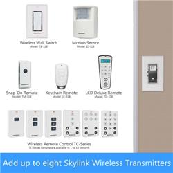 SKYLINK Wireless 3-Way On/Off/Dimmer Kit with Snap-on Cover (SK-7A)