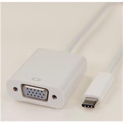Adaptateur iCAN USB 3.1 Type C (M) vers VGA/XWGA/SVGA PC/TV/Moniteur (F)