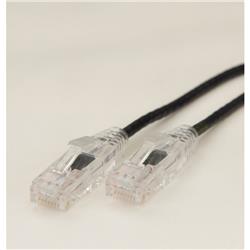 Câble de raccordement LAN iCAN Super Slim Premium Cat6 Gigabit, noir - 15 pieds
