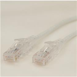 Câble de raccordement LAN iCAN Super Slim Premium Cat6 Gigabit, blanc - 10 pieds