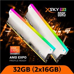 V-COLOR Manta XFinity+ aRGB 32GB (2 x 16GB) DDR5 6400MHz CL32 UDIMM