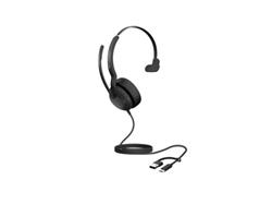 Jabra Evolve2 50 USB-C/A, MS Mono, sans Bluetooth