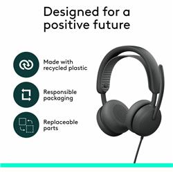 Logitech Zone Wired 2 for Business (Teams Version) - (981-001608)