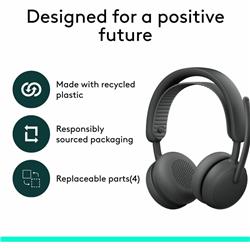 Logitech Zone Wireless 2 ES for Business - (Teams Version) - 981-00149