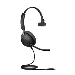 Jabra Evolve2 40 SE USB-C, UC Mono, Ext. Cord