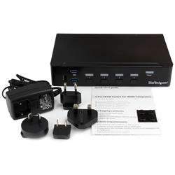 STARTECH 4 Ports USB 3.2 Gen 1 (5Gbps) Commutateur KVM