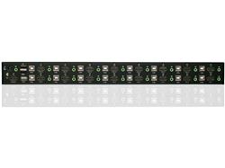 IOGEAR 16-PORT USB HDMI KVMP SWITCH WITH 16 USB CABLE KVM SET (TAA)