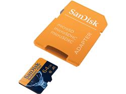 Sandisk WESTERN DIGITAL SANDISK OUTDOORS 64GB FHD MICROSDXC UHS-I CARD