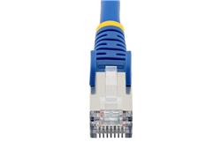 30ft CAT6a Ethernet Cable - Blue - Low Smoke Zero Halogen (LSZH) - 10G