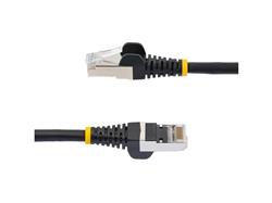 30ft CAT6a Ethernet Cable - Black - Low Smoke Zero Halogen (LSZH) - 10