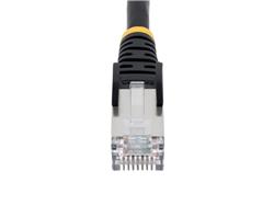 30ft CAT6a Ethernet Cable - Black - Low Smoke Zero Halogen (LSZH) - 10