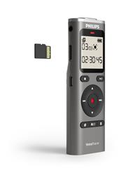 PHILIPS 8 Go 46 h (384 kbps), 11 h (1536 kbps) PCM (WAV) 2 piles AAA