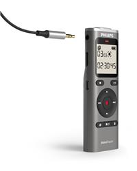 PHILIPS 8 Go 46 h (384 kbps), 11 h (1536 kbps) PCM (WAV) 2 piles AAA