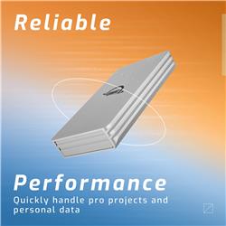 SSD portable, robuste et de petite taille, alimenté par bus, 1 To, NVM