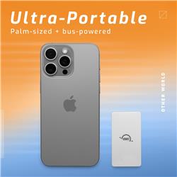 SSD portable, robuste et de petite taille, alimenté par bus, 2 To, NVM