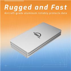 SSD portable, robuste et de petite taille, alimenté par bus, 2 To, NVM