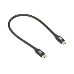 1x USB-C mâle 1x USB-C mâle Noir