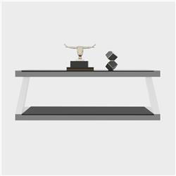 iCAN Tempered Glass Top TV Stand