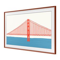 SAMSUNG 65" "The Frame" Customizable Beveled Chamfer Bezel - Red