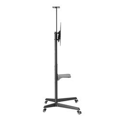 Brateck Versatile & Compact Steel TV Cart (Black)