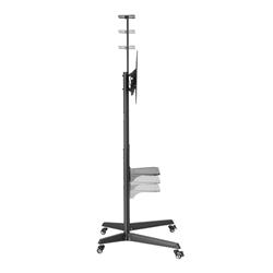 Brateck Versatile & Compact Steel TV Cart (Black)