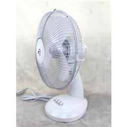 FUSION 12" Table Fan - White