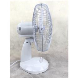 FUSION 12" Table Fan - White