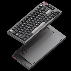 Luminkey 75V2 Tri-Mode 75% Full 6063 Aluminum Keyboard,  Dead Space Gr