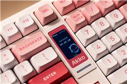 Akko 5098B Customizable Tri-Mode Mechanical Keyboard, Classic Pink Opt