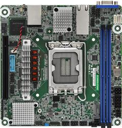 ASRock EC266D2I-2T/AQC LGA1700 carte mère serveur mini-ITX - pour Intel Xeon série E-2400 (processeurs Gold G7400/G7400T)