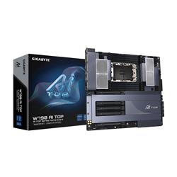 Carte mère GIGABYTE W790 AI TOP avec processeur Intel Xeon W (LGA4677), E-ATX, DDR5, 6x M.2, PCIe 5.0, Thunderbolt 4, WIFI7,...