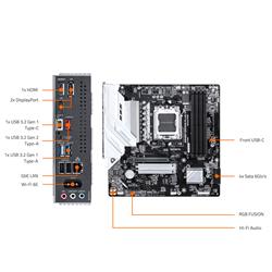 GIGABYTE B840M GAMING PLUS WIFI6E AMD AM5 Micro ATX Motherboard