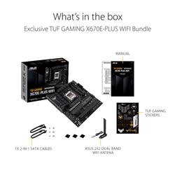 Carte mère de jeu ASUS TUF GAMING X670E-PLUS WIFI 6E Socket AM5 (LGA 1(Open Box)