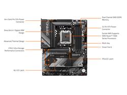Carte mère ATX GIGABYTE B650 GAMING X AX AM5 LGA 1718 AMD B650 avec garantie de 3 ans, DDR5, PCIe 4.0 M.2, PCIe 4.0, USB 3.2...