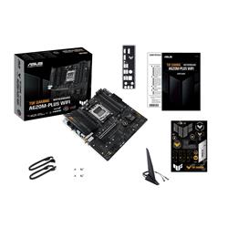 (Open Box) ASUS TUF GAMING A620M-PLUS (WiFi) AMD AM5 (Ryzen™7000) microATX gaming motherboard (DDR5, PCIe 4.0, 2xM.2 slots,2.5G