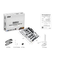 ASUS B850 MAX GAMING WIFI W – AMD AM5 ATX Motherboard, White PCB, DDR5