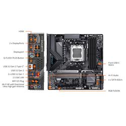 GIGABYTE B850M EAGLE WF6E  AMD AM5 Motherboard