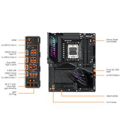 GIGABYTE X870E AORUS PRO X3D AMD AM5 LGA 1718 ATX Motherboard