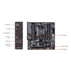 GIGABYTE B550M GAMING X WIFI6 AMD AM4 mATX Carte mère(Open Box)