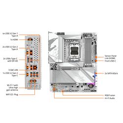 GIGABYTE X870 AORUS ELITE X3D ICE AMD AM5 ATX Motherboard