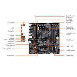 GIGABYTE B550M DS3H AC R2 AMD AM4 mATX Motherboard(Open Box)