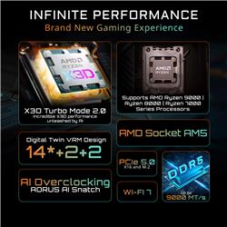 GIGABYTE X870E EAGLE X3D WIFI7 AMD AM5 ATX Motherboard