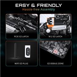 GIGABYTE B840M GAMING PLUS WIFI6E AMD AM5 Micro ATX Motherboard